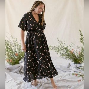 Christy Dawn Lottie dress in coral bloom